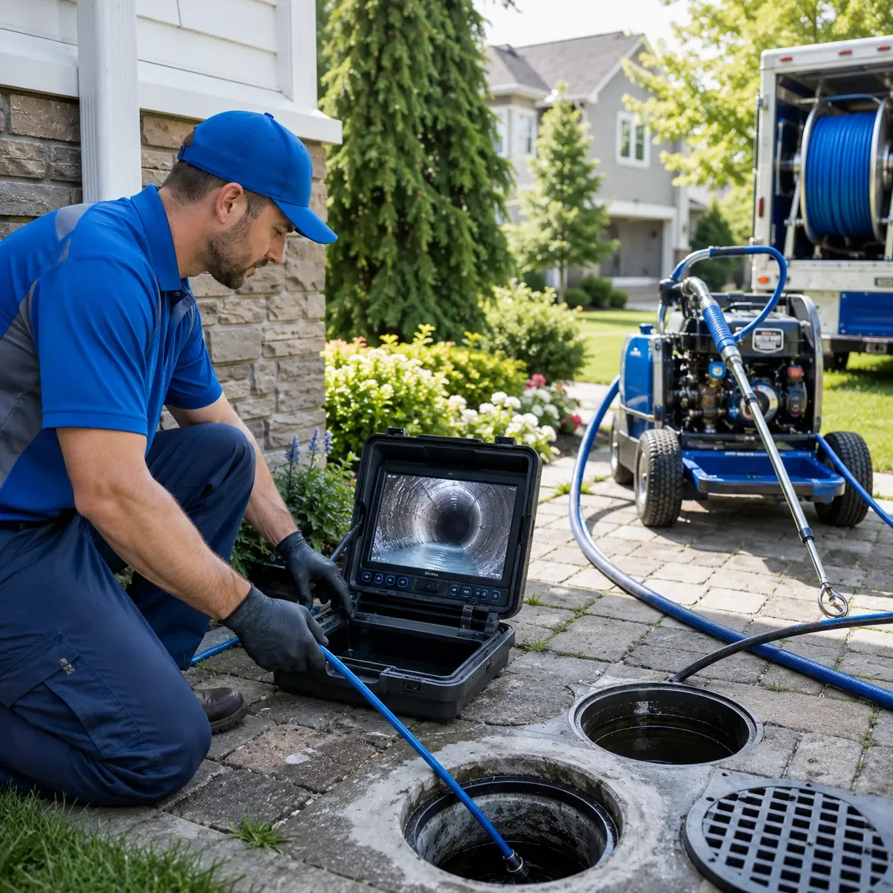 Outdoor drain cleaning professionals serving Durbin, WV