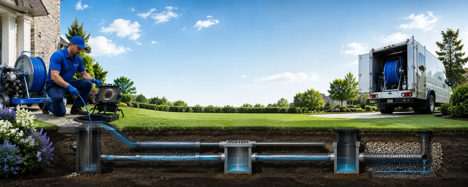 Outdoor drain cleaning information for Durbin, WV